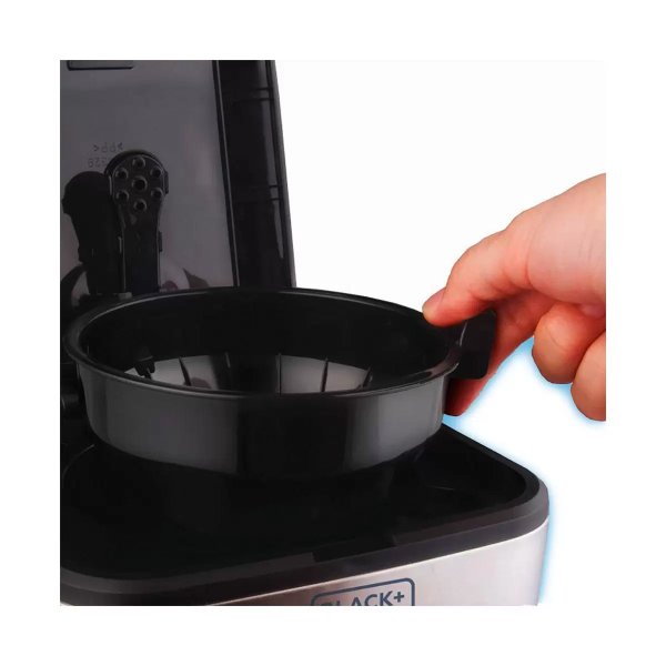 cafeteira programavel cm300g b2 jarra inox black e decker detalhes 1