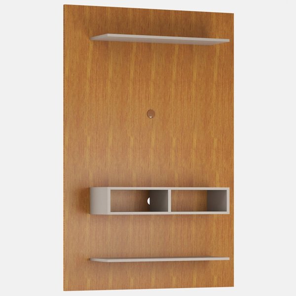 painel para tv ate 43 polegadas byte viero mel off white detalhe