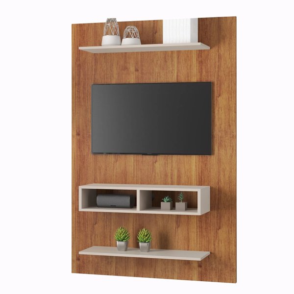 painel para tv ate 43 polegadas byte viero mel off white frente